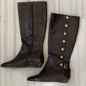 MIGLIORINI Italian-Made Leather Brown Boots
